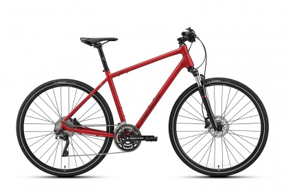 Велосипед гибридный Merida Crossway 500 (2022) / Красный
