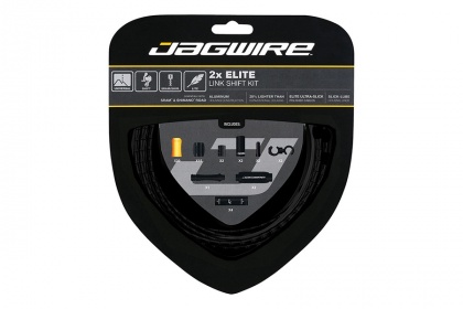 Набор рубашек и тросов переключения Jagwire 2x Elite Link Shift / Черный