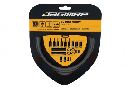 Набор рубашек и тросов переключения Jagwire 2x Pro Shift Kit / Серый