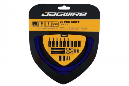 Набор рубашек и тросов переключения Jagwire 2x Pro Shift Kit / Синий