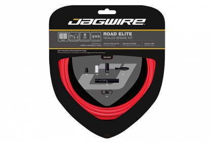 Набор рубашек и тормозных тросов Jagwire Road Elite Sealed Brake / Красный