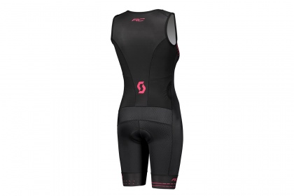 Стартовый костюм для триатлона женский Scott Plasma SD / Черно-розовый