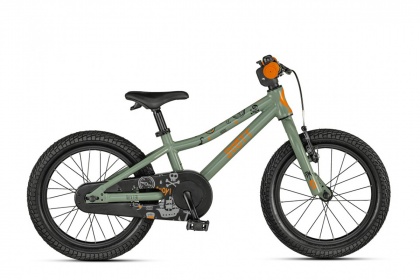 Велосипед детский Scott Roxter 16 (2021) / Серо-зеленый