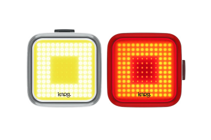 Велофонари Knog Blinder Twinpack, передний и задний / Square