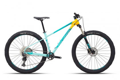 Велосипед горный Polygon Xtrada 7 27.5 (2021) / Желто-голубой