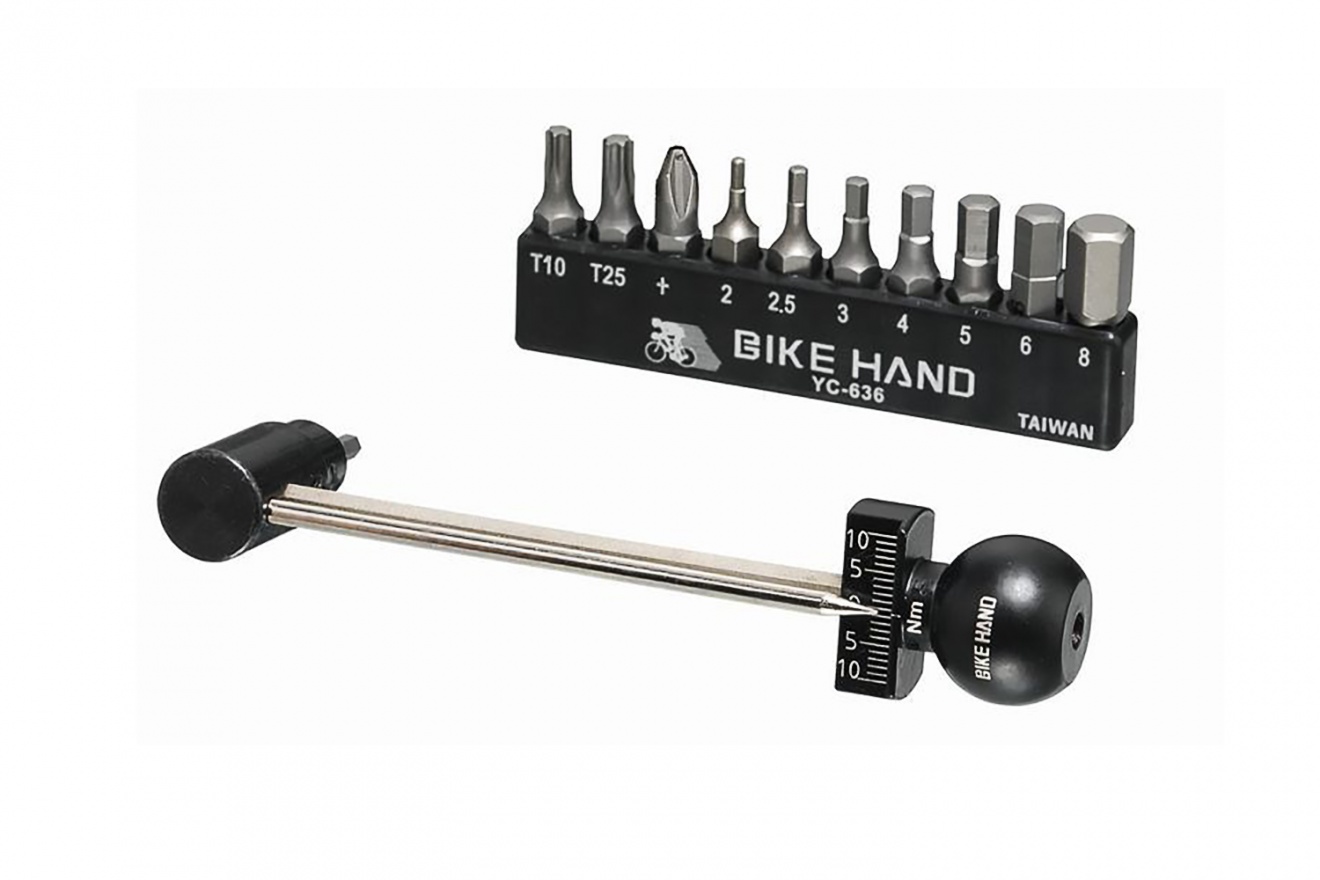 Динамометрический ключ Bike Hand Torque Wrench Kit, усилие 210 Nm купить в интернетмагазине
