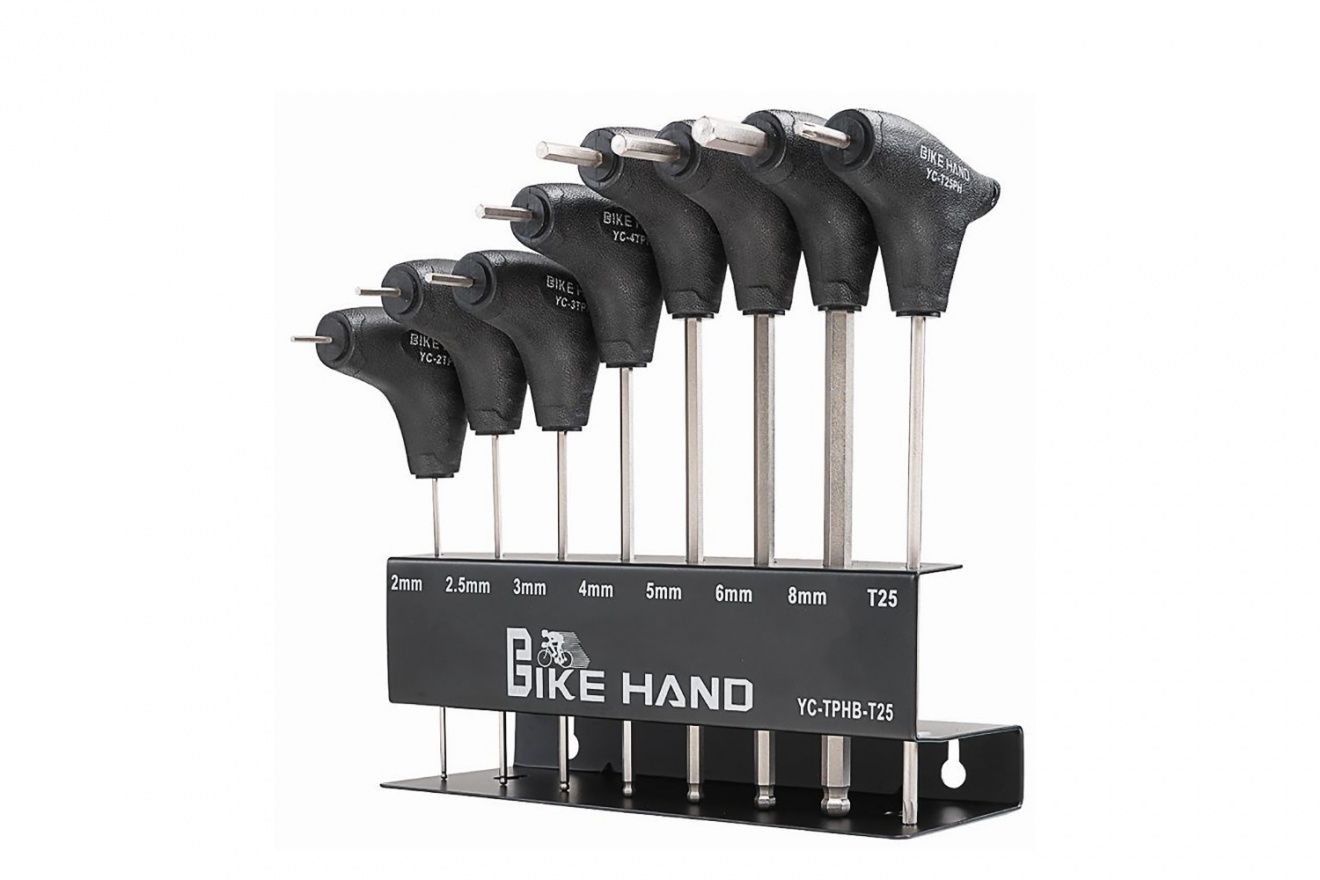 Набор шестигранников Bike Hand Hex Wrench Set, 8 функций купить в