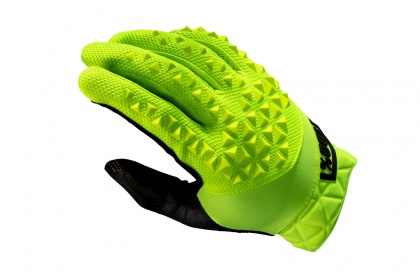 Велоперчатки 100% Geomatic Glove, длинный палец / Желто-черные