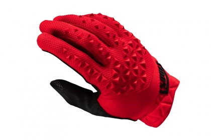 Велоперчатки 100% Geomatic Glove, длинный палец / Красные