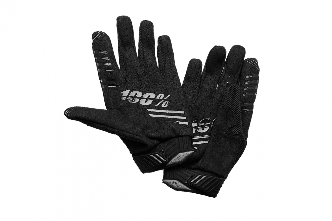 Велоперчатки 100% R-Core Glove (2022), длинный палец / Черные купить в ...