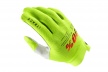 Велоперчатки 100% iTrack Glove, длинный палец / Желтые