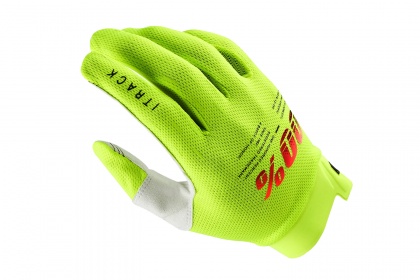 Велоперчатки 100% iTrack Glove, длинный палец / Желтые