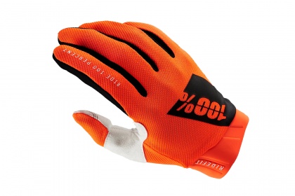 Велоперчатки 100% Ridefit Glove, длинный палец / Оранжевые