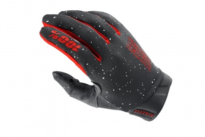 Велоперчатки 100% Ridefit Glove, длинный палец / Серые