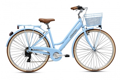 Велосипед городской женский Adriatica Retro Lady (2021) / Голубой