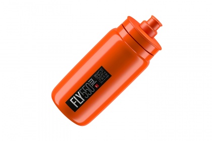 Фляга велосипедная Elite Fly, пластик, 550 мл / Оранжевая