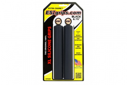 Грипсы ESI Extra Chunky XL 6.75 дюймов, 171 мм х 34 мм / Черные
