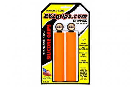 Грипсы ESI Racer's Edge, 130 мм / Оранжевые