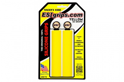 Грипсы ESI Racer's Edge, 130 мм / Желтые