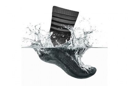 Носки GripGrab Waterproof Merino Thermal / Черно-серые