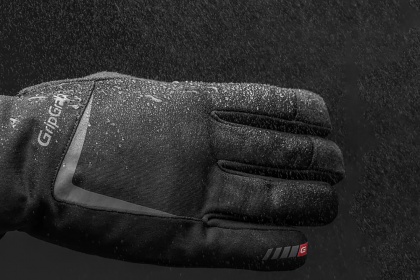 Велоперчатки GripGrab Optimus Waterproof Winter, длинный палец / Черные