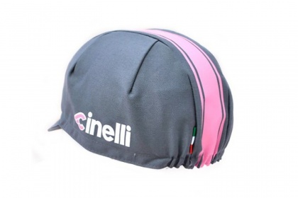 Кепка велосипедная Cinelli Vigorosa / Серо-розовая
