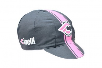 Кепка велосипедная Cinelli Vigorosa / Серо-розовая
