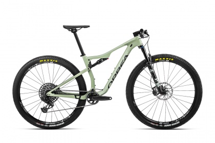 Велосипед горный Orbea Oiz M11 AXS (2022) / Серо-зеленый