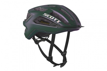 Велошлем Scott Arx Plus (2022) / Зелено-фиолетовый