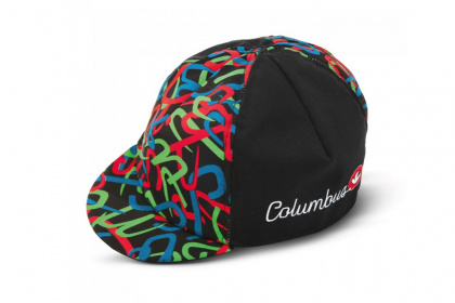 Кепка велосипедная Cinelli Columbus Tubography Cycling / Черно-зеленая