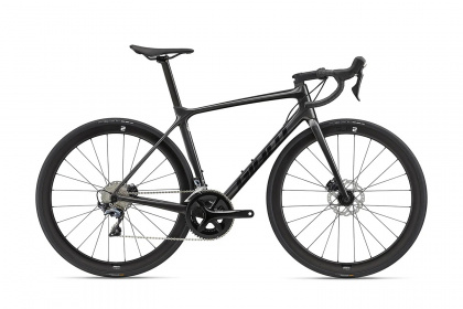 Велосипед шоссейный Giant TCR Advanced Disc 1+ Pro Compact (2022) / Черный