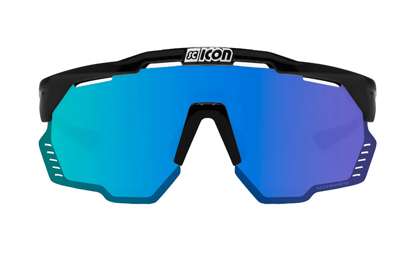 Очки Scicon Aeroshade Kunken / Black Gloss Multimirror Blue купить в ...