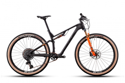 Велосипед горный Titan Racing Cypher RS Carbon Ultimate / Черно-оранжевый