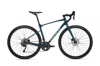 Велосипед гравийный Giant Revolt 1 (2022) / Сине-зеленый