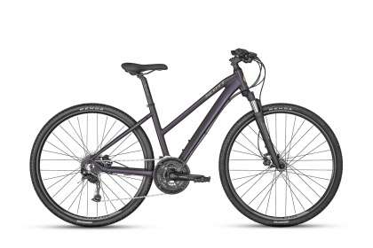 Велосипед гибридный женский Scott Sub Cross 30 Lady (2022) / Фиолетовый (EU)