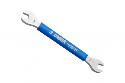 Спицевой ключ Unior Double Sided Spoke Wrench 619718, квадрат 5.0 мм и 5.5 мм