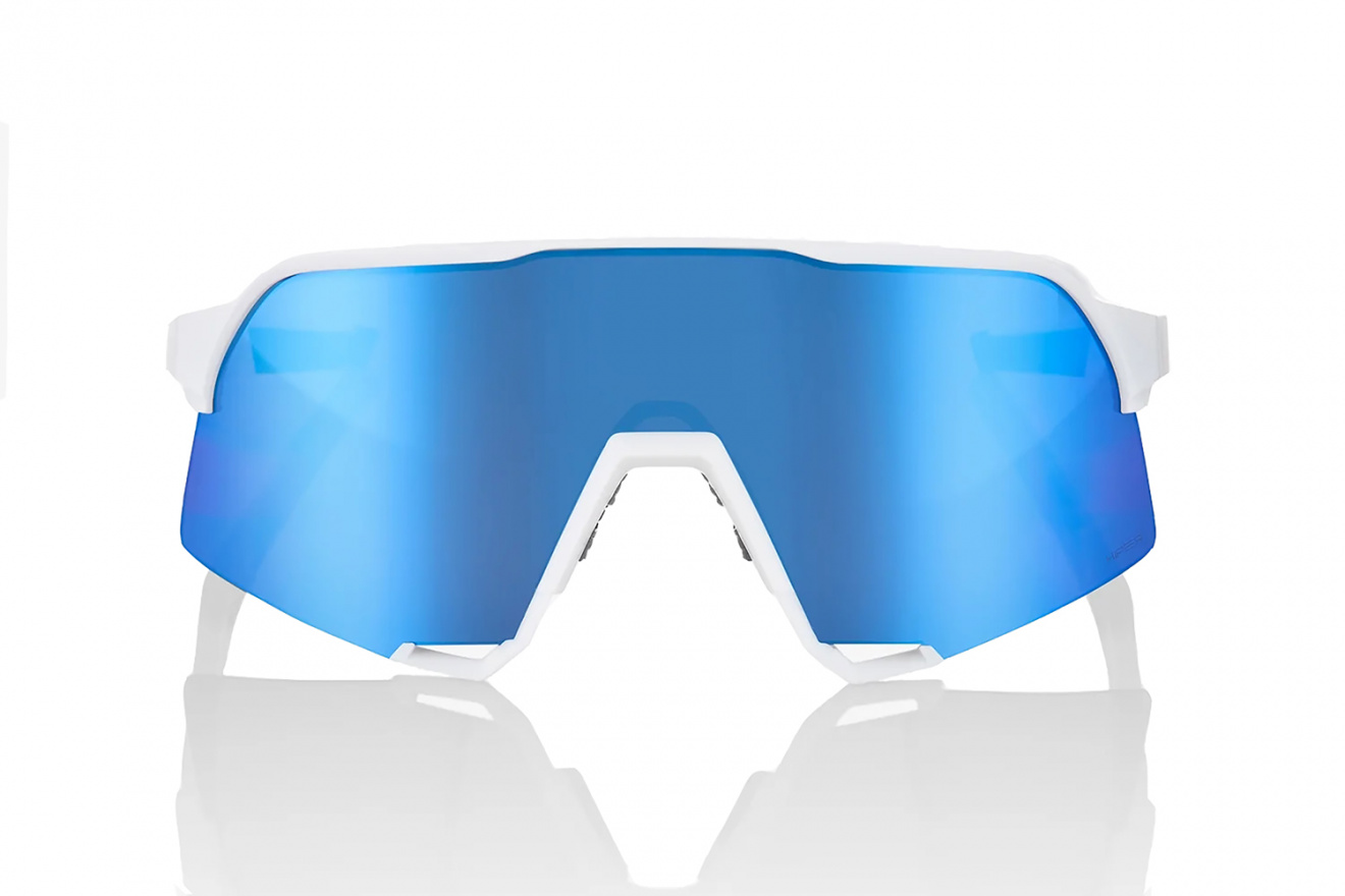 Очки 100% S3 / Matte White HIPER Blue Multilayer Mirror купить в ...
