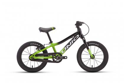 Велосипед детский Uniq RA14 (2023) / Черно-зеленый