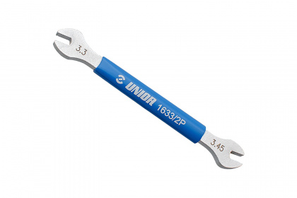 Спицевой ключ Unior Double Sided Spoke Wrench 622789, квадрат 3.3 мм и 3.45 мм