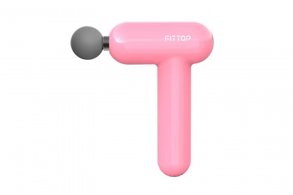 Перкуссионный массажер FitTop SuperHit Mini / Розовый