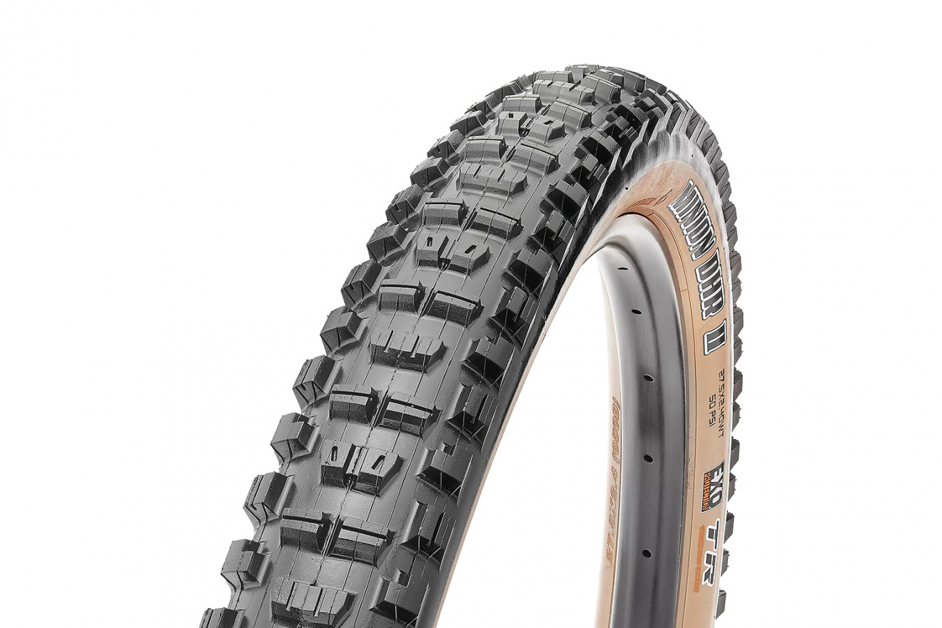 Велосипедные велопокрышка maxxis minion dhr ii – exo tr tanwall dual wt ...