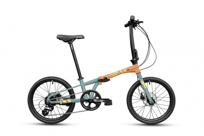 Велосипед складной Pardus Intelligent Sport Altus (2023) / Оранжево-голубой