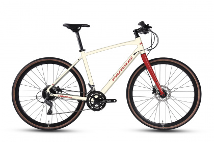 Велосипед гибридный Pardus Legend Sport Altus (2023) / Бело-красный