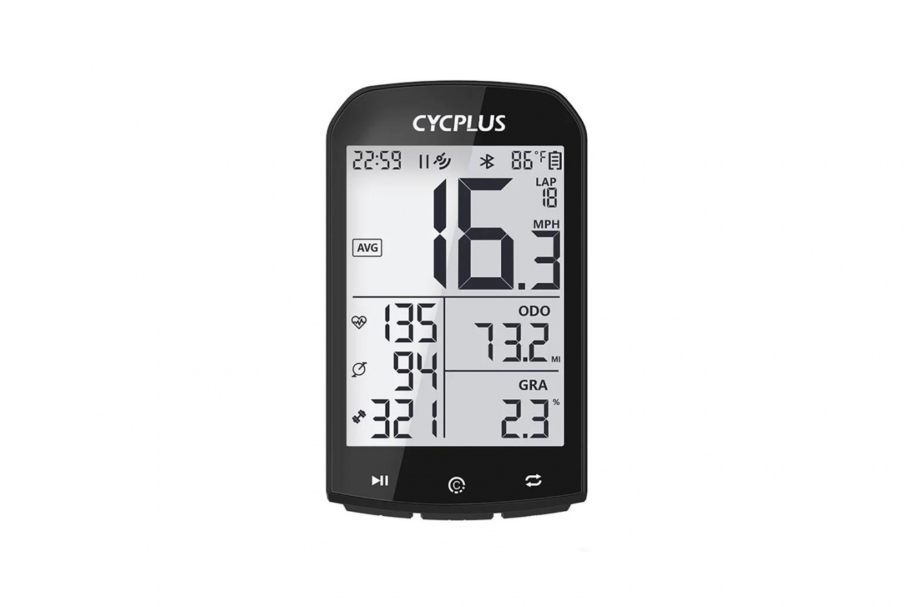 Велокомпьютер Cycplus M1 GPS Bike Computer, 16 функций, без датчиков,  беспроводной купить в интернет-магазине CityCycle.ru