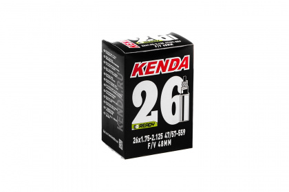 Велокамера Kenda MTB Standard, 26 дюймов, Presta 48 мм / Ширина 1.75-2.125