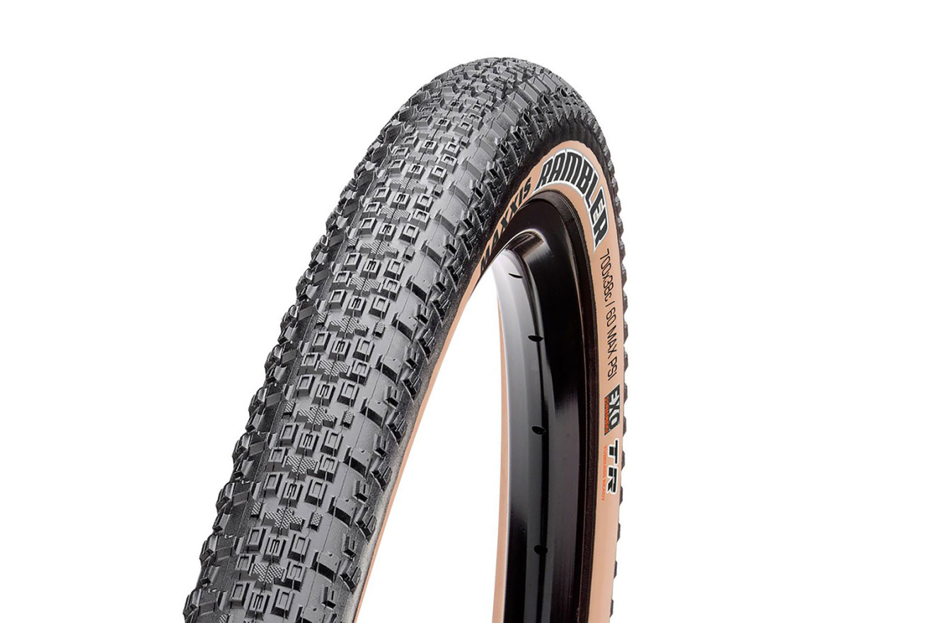 Велопокрышка Maxxis Rambler – EXO TR Dual Tanwall, 28 дюймов / Складной ...