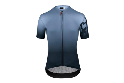 Велоджерси Assos Equipe RS S9 Targa, короткий рукав / Серо-голубая