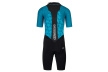 Стартовый костюм для триатлона Assos Triator, короткий рукав / Черно-голубой