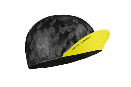 Кепка велосипедная Assos RS Rain / Черно-желтая