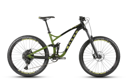 Велосипед горный Haro Shift R7 27.5 / Черно-зеленый